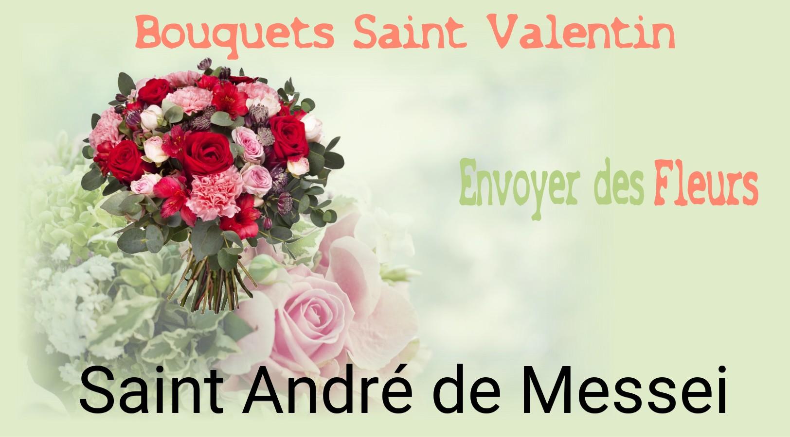 Roses de Saint-Valentin livrées à Saint-André-de-Messei